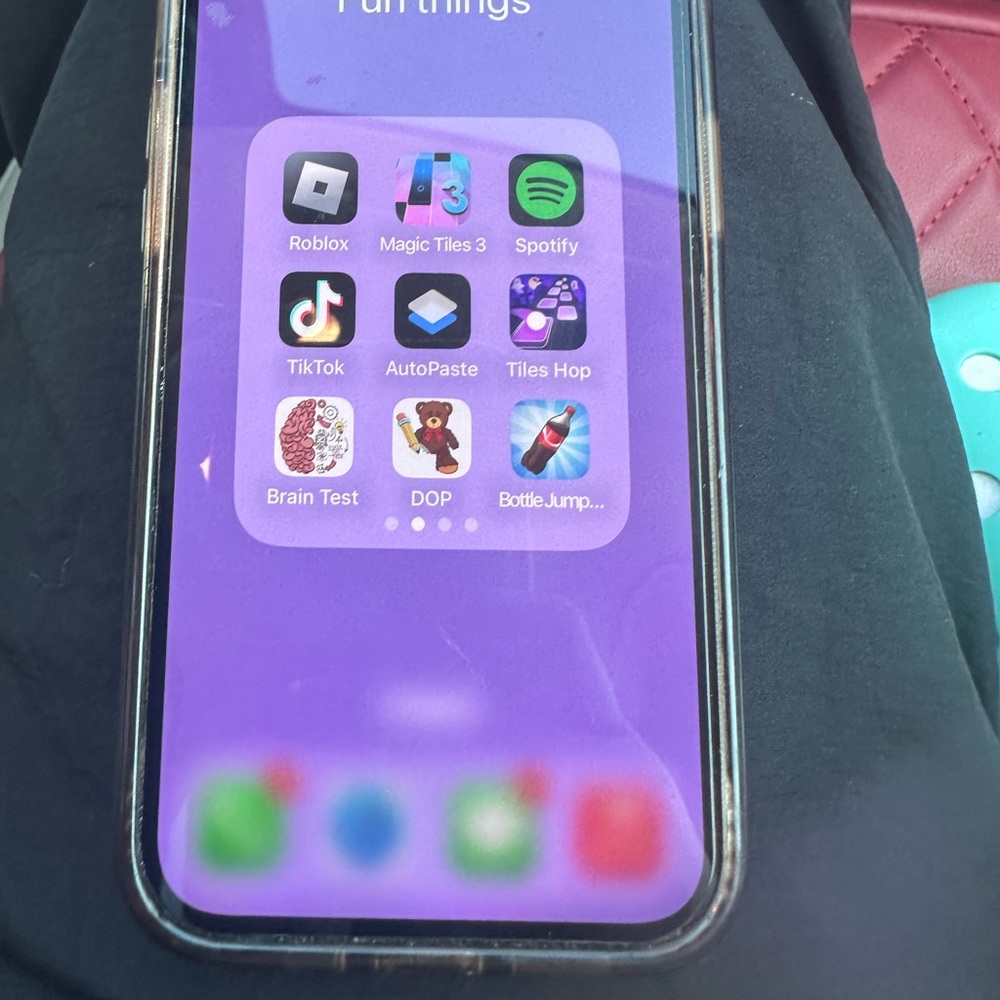 iPhone 13 with TikTok app installed